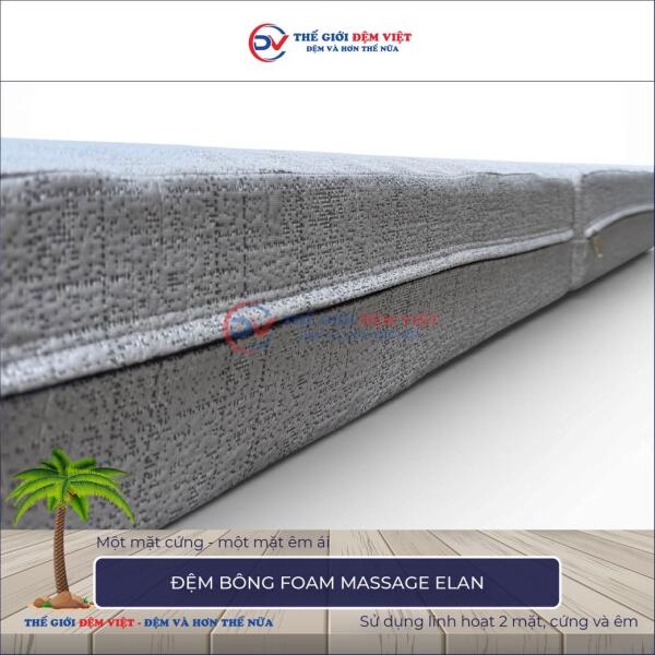 Đệm bông ép mix foam Massage Elan